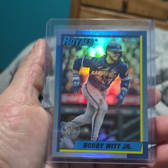 Topps Royals Card with Blue and Silver Accents - Picture 3 of 3